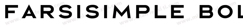 farsisimple bold字体转换